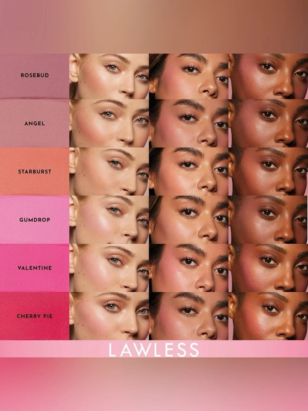 LAWLESS Pinch My Cheeks Soft-Blur Cream Blush – Valentine | Brand New in Box